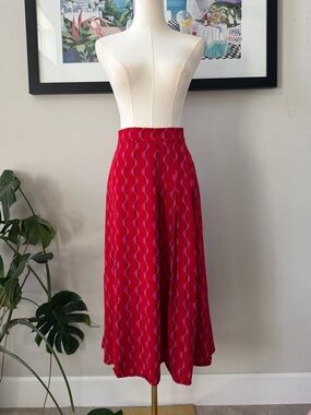 Beatrice Italia STUNNING Asymmetrical Hemming Colorblock Skirt Sz Large